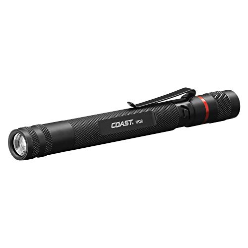COAST HP3R 245 Lumen Rechargeable LED Penlight with Twist Focus, Black COAST HP3R 245 Lumen Rechargeable LED Penlight with Twist Focus, Black