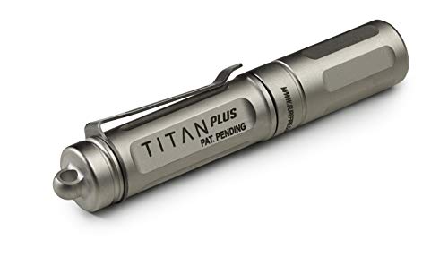 SureFire Titan Plus Ultra-Compact Variable-Output LED Keychain Light, Silver matte