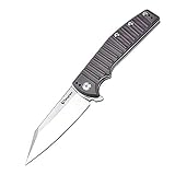 TANGRAM Folding Pocket Knife ACUTO440 Wharncliffe Sharp Blade Liner Lock G10 Handle Flipper Knife,Dirk Pinkerton Orion TG3007A2