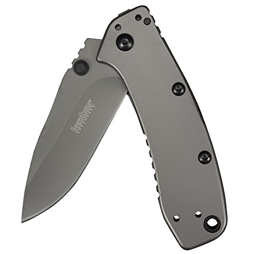 Kershaw Cryo II Pocket Knife (1556TI) 3.25-inch 8Cr13MoV Stainless Steel Blade and 410 Stainless Steel Handle, Full-Body Titanium Carbo-Nitride Coating, 4-Position Deep Carry Pocket Clip, 5.5 oz. Kershaw Cryo II Pocket Knife (1556TI) 3.25-inch 8Cr13MoV Stainless Steel Blade and 410 Stainless Steel Handle, Full-Body Titanium Carbo-Nitride Coating, 4-Position Deep Carry Pocket Clip, 5.5 oz.