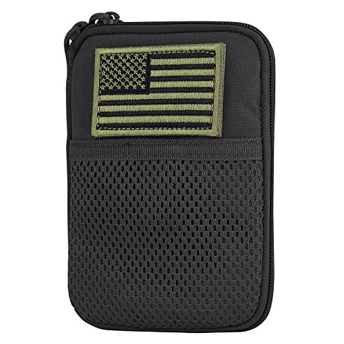 Condor Pocket Pouch/US Patch (Black, 7.25 x 5-Inch) Condor Pocket Pouch/US Patch (Black, 7.25 x 5-Inch)