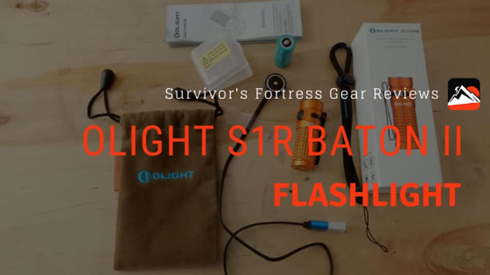S1R Baton II Orange Olight Flashlight Review
