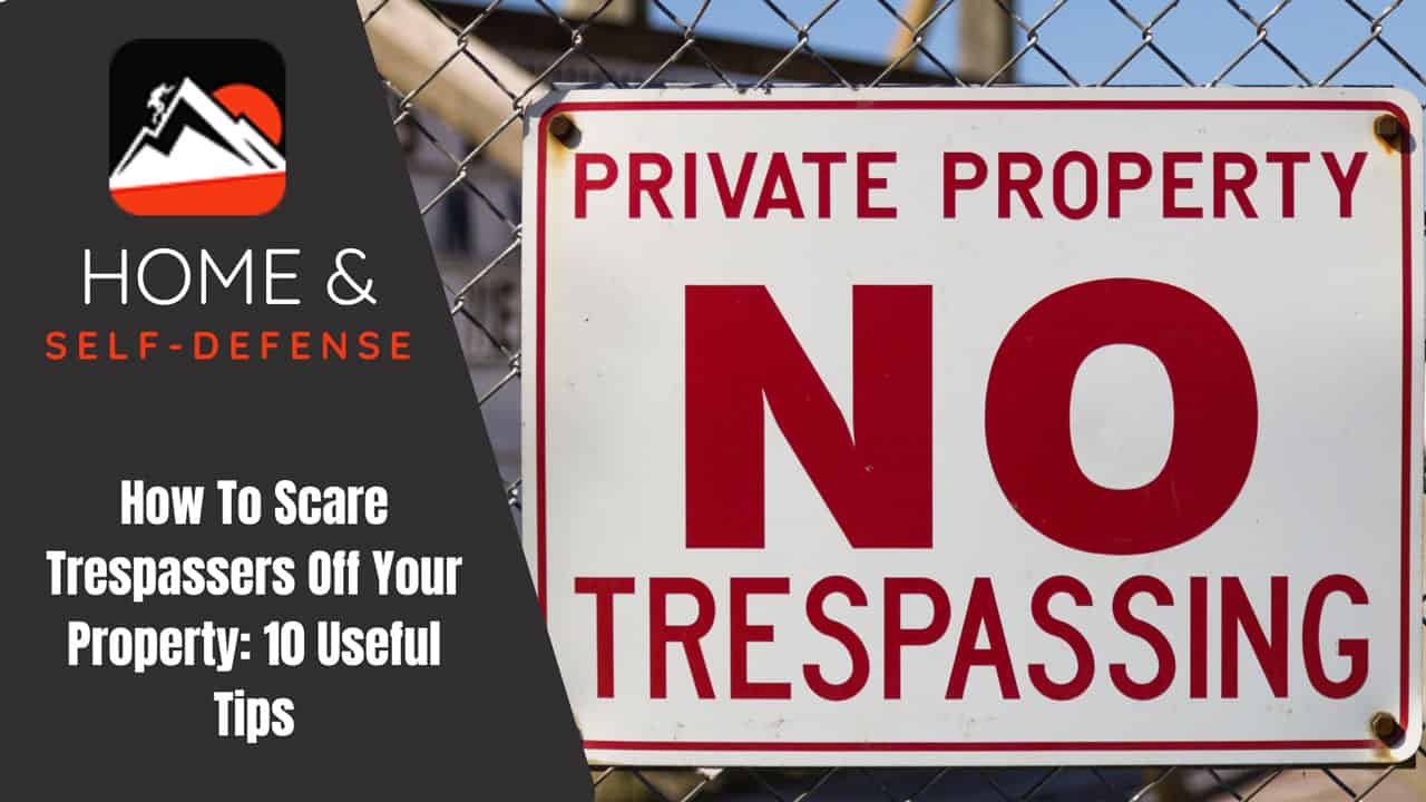 No trespassing Sign on a Property Fence